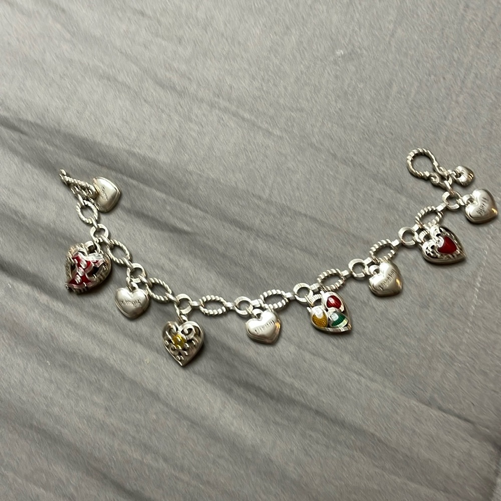 Brighton red dress charm bracelet